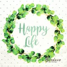 Serwetka decoupage seria TETEaTETE Happy Life 33x33cm